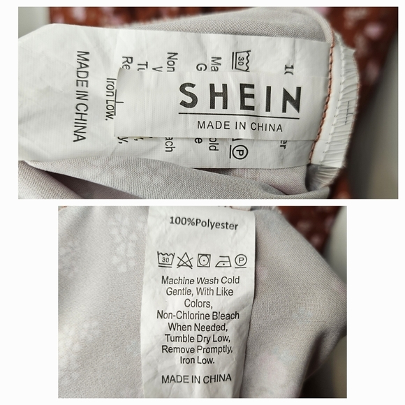 Womens Floral Rust Orange Midi Dress Back Zip Spaghetti Straps Slip Size Large - Picture 5 of 11